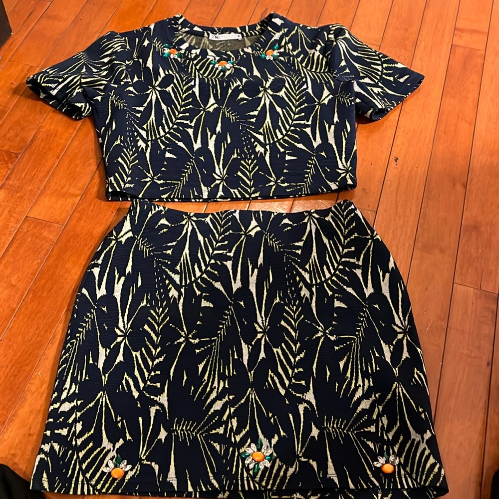 Zara size small skirt and top set